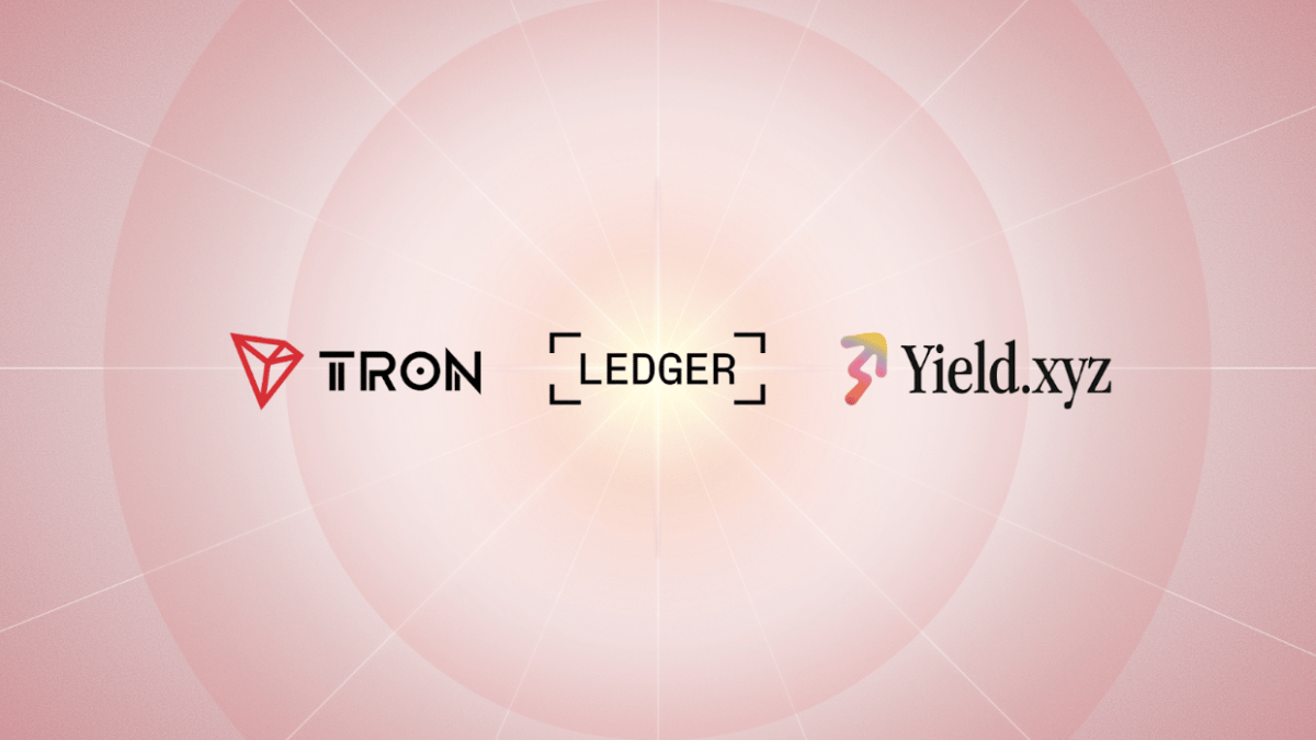 TRX Staking Now Available on Ledger Live through Yield.xyz